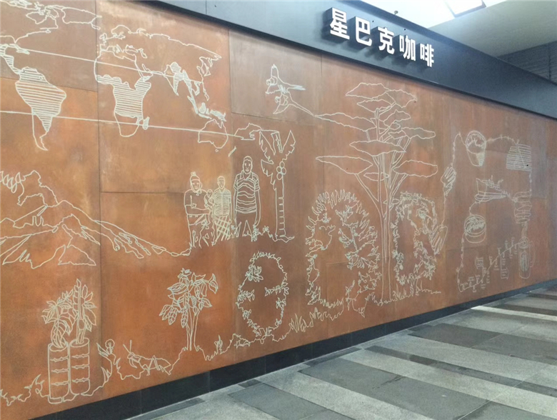 林甸耐候钢幕墙